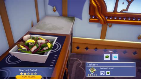 Disney Dreamlight Valley: How To Make Seafood Salad